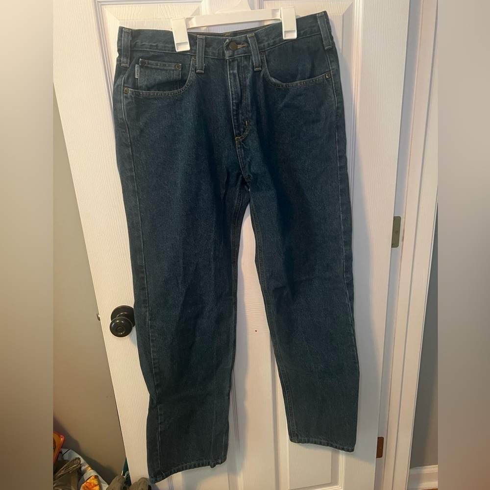 Carhartt Regular Fit Blue Jeans Size 34x32